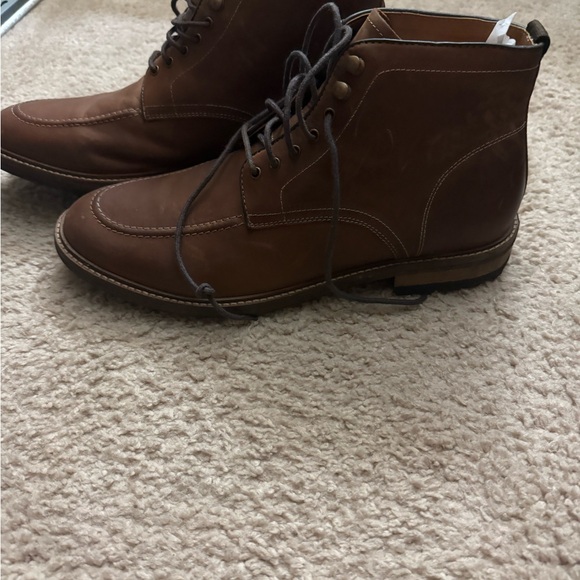 Warfield & Grand Chestnut Leather Boots - Picture 6 of 6